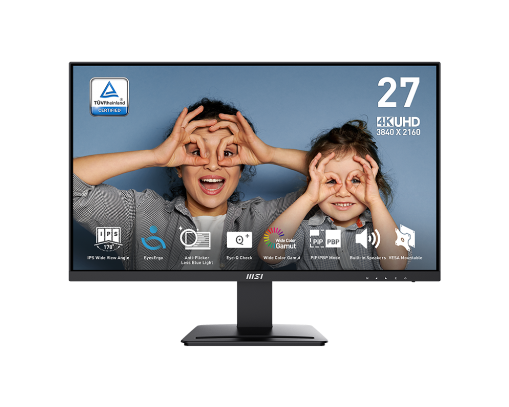 MSI LED Monitor PRO MP273U 27-inch 4K 3840 x 2160 (UHD) 60Hz,IPS,4ms(GTG) MSI LED Monitor PRO MP273U 27-inch 4K 3840 x 2160 (UHD) 60Hz,IPS,4ms(GTG)